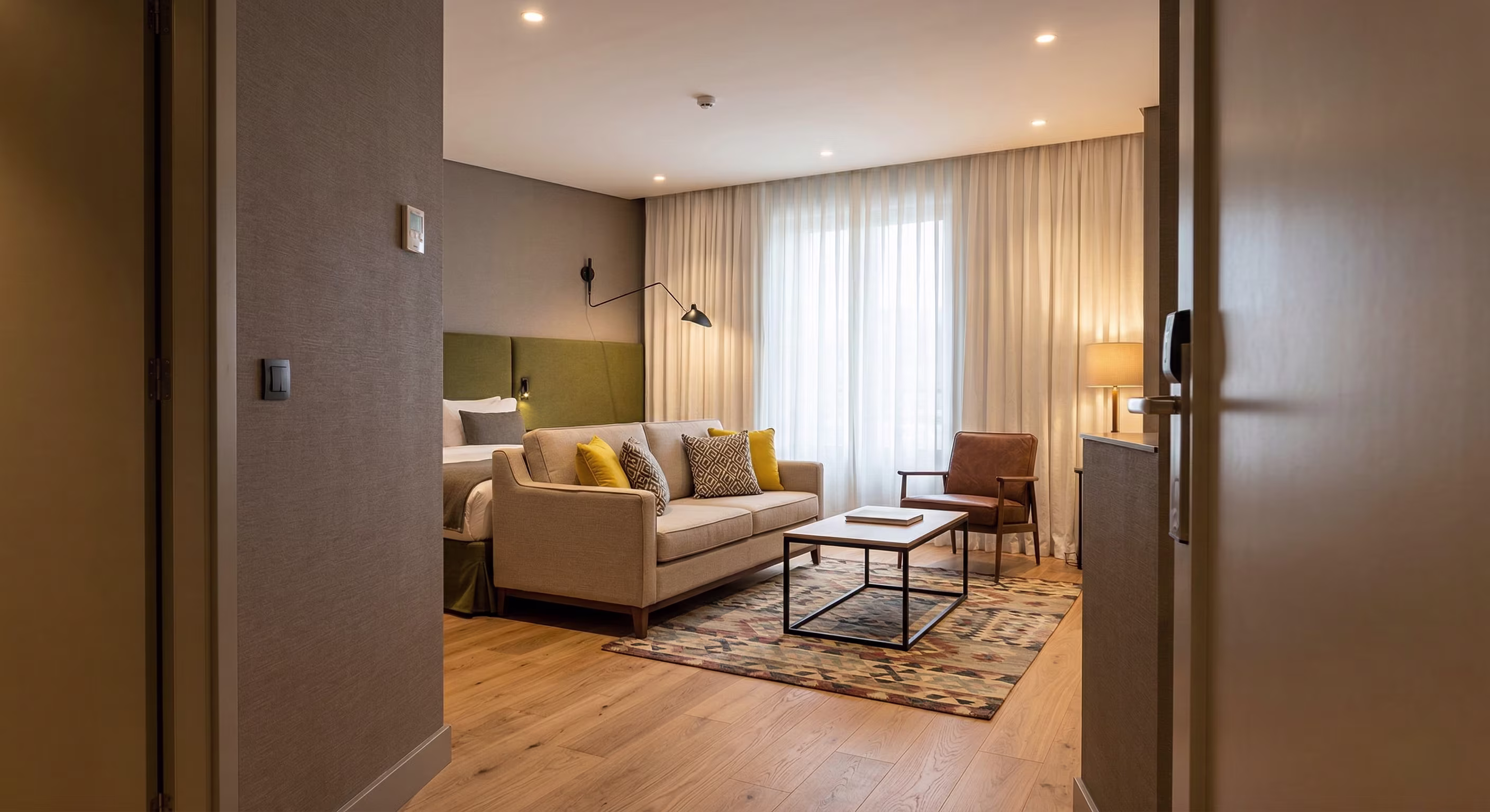 Suite d'hôtel entretenue avec soin